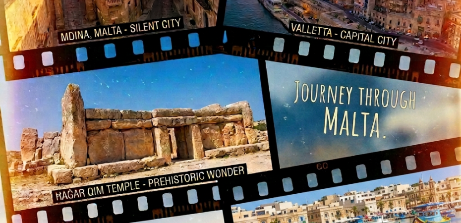 Mdina Silent City, Valletta capital city, Ħaġar Qim Temple, Gozo Island rugged coast, Journey through Malta
